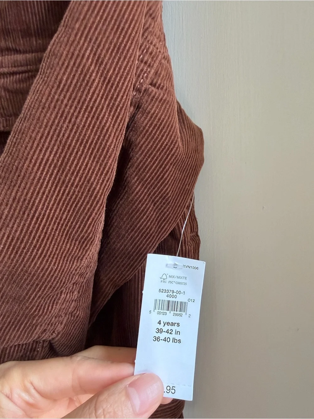 GAP warm corduroy